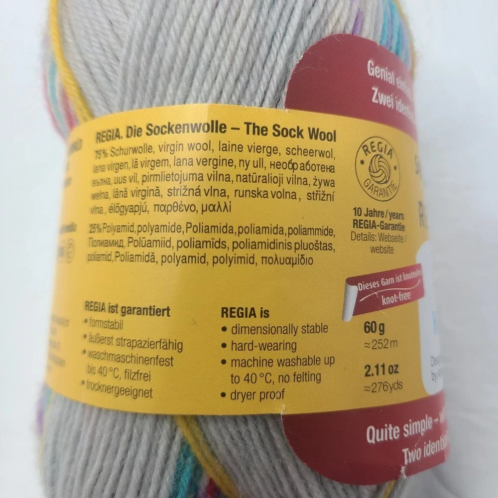 Regia Arne‎ & Carlos PAIRFECT KIDS COLOR Sock Yarn 60g ball #2983 HILDE